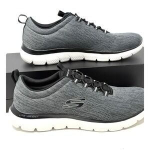 Skechers Men's Slip-Ins Summits Louvin Walking Shoes Gray/Black Sz 9.5